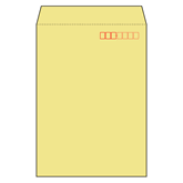 角A4 クラフト 85 枠付 スミ貼