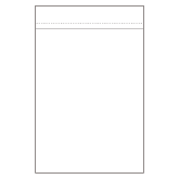 ポストイン定形外封筒 片艶100 （250×335×30）