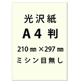 A4判名刺 光 薄口 10面付 500枚入