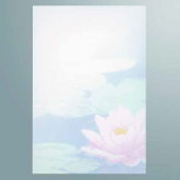 喪中はがき  ４２５ ｸﾞﾚｰ色郵便枠（睡蓮）