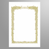 レーザープリンタ用賞状用紙B4 縦枠