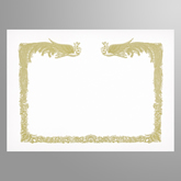 レーザープリンタ用賞状用紙A4 横枠 雲なし